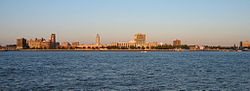 Camden waterfront skyline